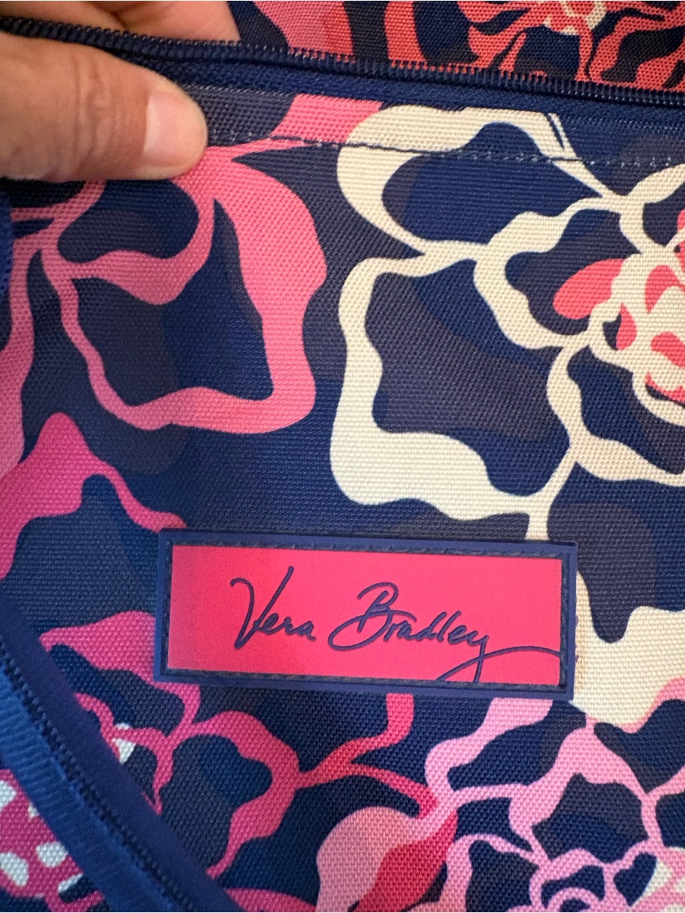 Vera Bradley Pink Floral Expandable Weekender Duffel Travel Bag - Picture 3 of 12